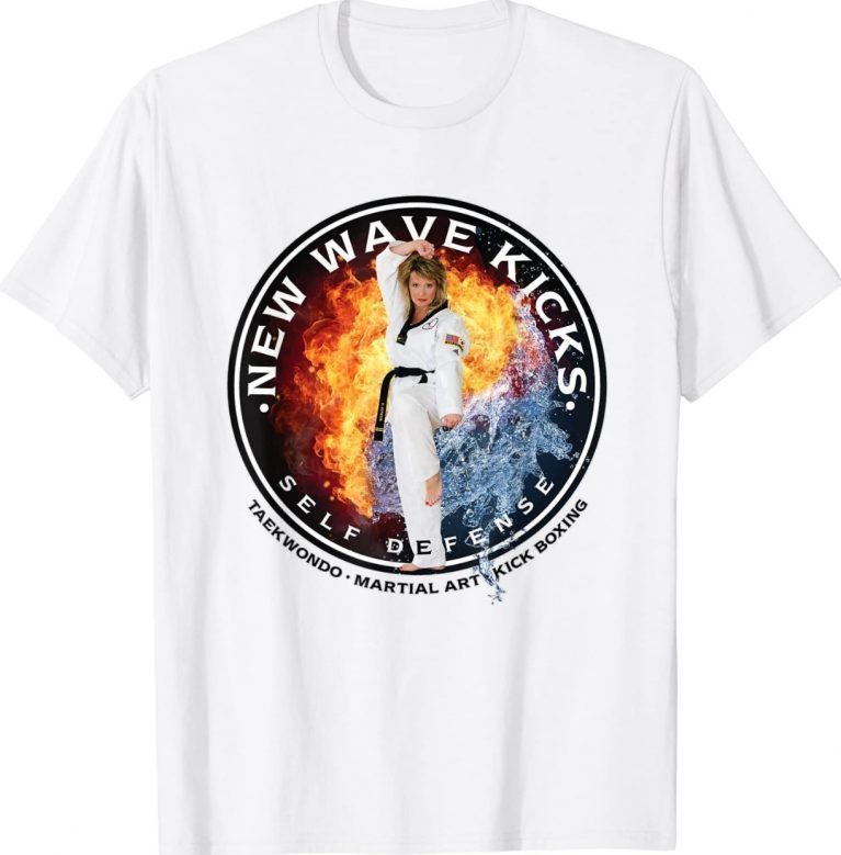 New Wave Kicks Tae Kwon Do Kickboxing Vintage TShirt