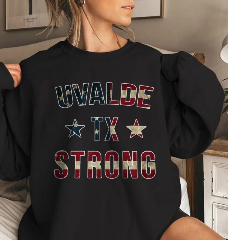 Protect Our Children Texas Strong Pray For Texas Uvalde Strong Flag Shirts