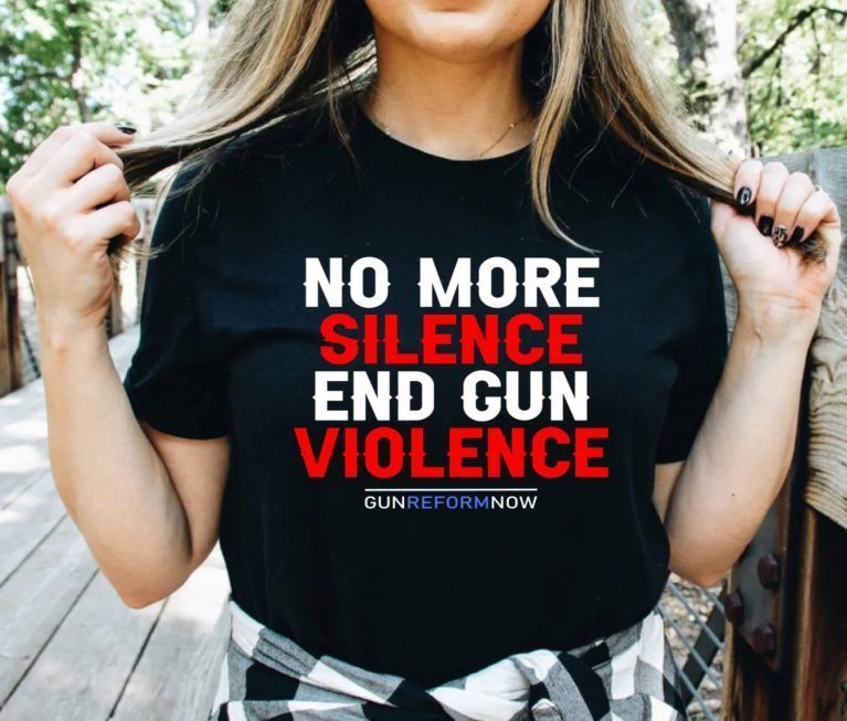 No More Silence End Gun Violence Gun Reform Now Uvalde Prayer Shirts