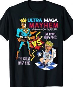 Great MAGA King Donald Trump Biden USA UltrA MAGA Vintage TShirt