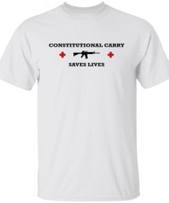 Constitutional Carry Saves Lives Vintage T-Shirt