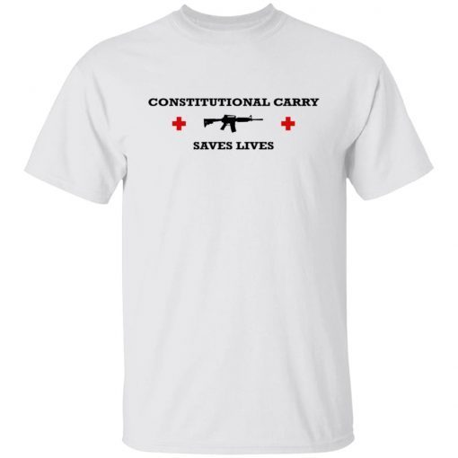 Constitutional Carry Saves Lives Vintage T-Shirt