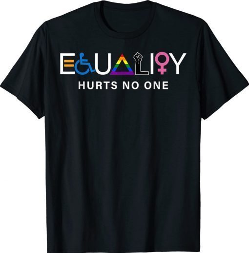 Equality Hurts No One LGBT Equality Gay Pride Human Rights 2022 Shirts