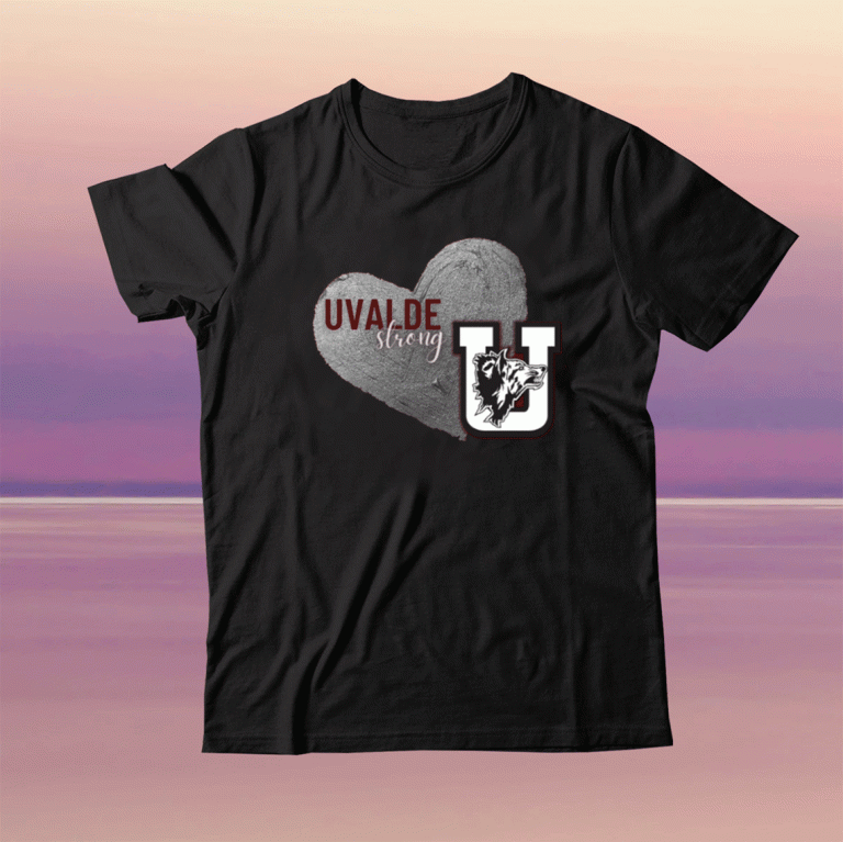 Uvalde Strong Robb Elementary Heart Shirt