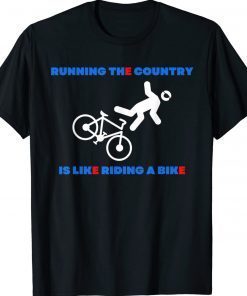 Joe Biden Bike Bicycle Accident President Tee Shirt