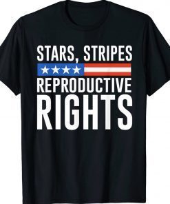 Stars Stripes Reproductive Rights Flag Unisex TShirt