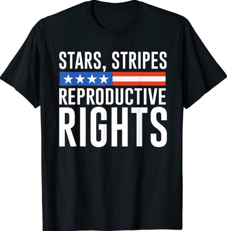 Stars Stripes Reproductive Rights Flag Unisex TShirt