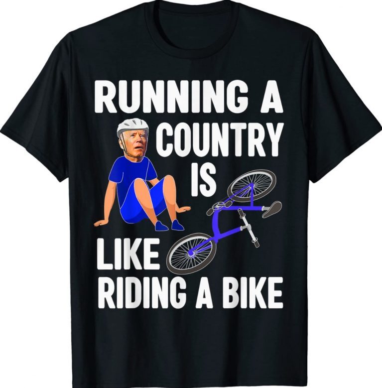 Biden Falls Off Bike Joe Biden Falling Off His Bicycle Biden Vintage Shirts