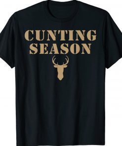 Cunting Season Hunting Counting Season Vintage TShirt