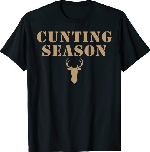 Cunting Season Hunting Counting Season Vintage TShirt