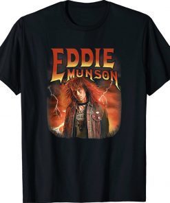 Stranger Things 4 Eddie Munson Portrait Vintage Shirts