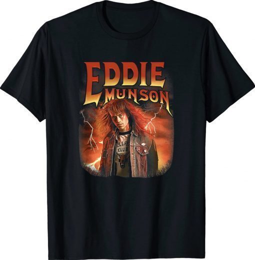 Stranger Things 4 Eddie Munson Portrait Vintage Shirts