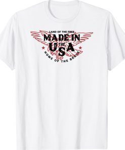 Made in the USA Eagle Land of the Free Home of the Brave Unisex TShirt