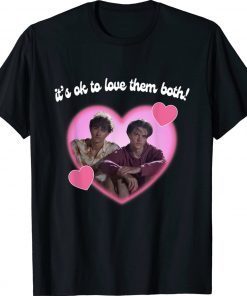 It's Ok To Love Them Both Team Conrad Jeremiah Cousins Beach Vintage TShirt