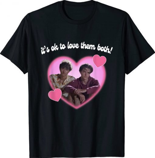 It's Ok To Love Them Both Team Conrad Jeremiah Cousins Beach Vintage TShirt