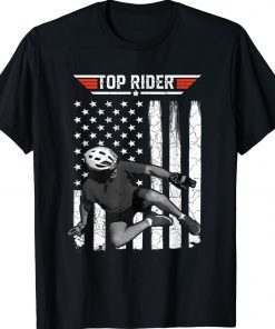 Biden Falling Off Bike Joe Biden Bike Memes 4Th Of July Vintage TShirt