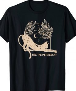 Feminist Witch Hex The Patriarchy Vintage TShirt