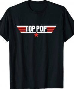 Top Pop Cool 80s 1980s Grandpa Dad Father's Day Unisex TShirt