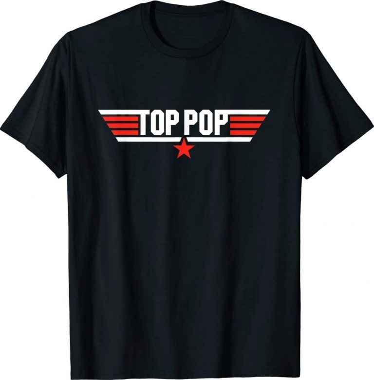 Top Pop Cool 80s 1980s Grandpa Dad Father's Day Unisex TShirt