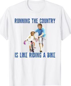 Biden Falls Off Bike Funny Joe Biden Falling Off His Bicycle 2022 Shirts