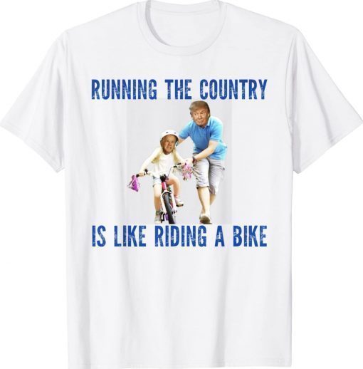 Biden Falls Off Bike Funny Joe Biden Falling Off His Bicycle 2022 Shirts