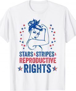 Patriotic 4th Of July shirt Stars Stripes Reproductive Right Unisex T-Shirt