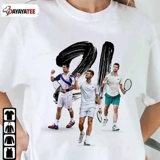 Novak Djokovic Champion 2022 21St Slams Gift TShirt