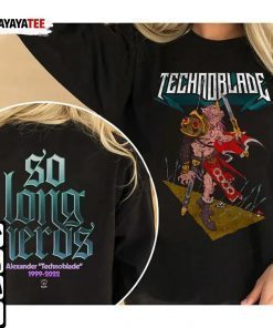 1999-2022 Technoblade So Long Nerds Vintage Tee Shirts