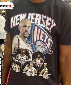 Official Nic Claxton, New Jersey Nets Jason Kidd Tee Shirt