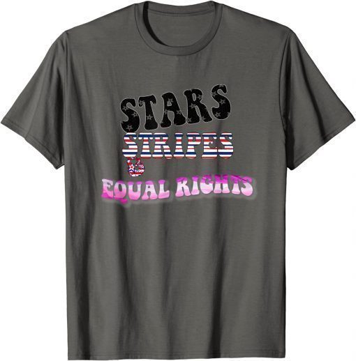 Patriotic Stars Stripes And Equal Rights 4th Of July Tee Shirts