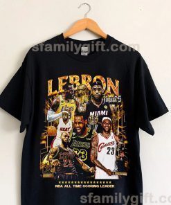 LeBron James Slam Lakers NBA Vintage TShirt