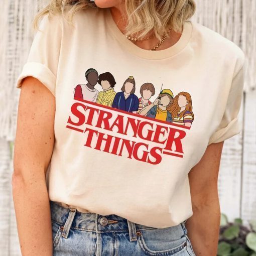 Stranger Things Characters Inspired Stranger Things Season 4 2022 Vintage TShirt