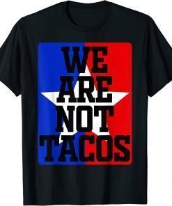 Jill Biden We Are Not Tacos Vintage T-Shirt