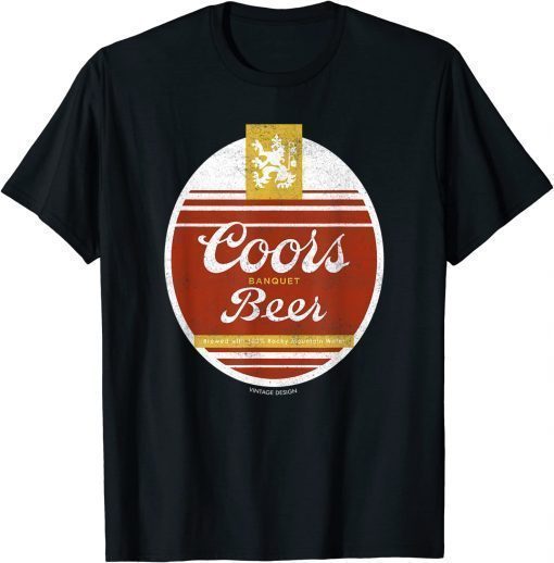 Coors Banquet Beer Vintage Oval Logo Unisex T-Shirt