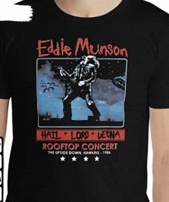 Eddie Munson’S Rooftop Metal Concert 1986 Vintage TShirt