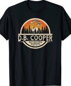 DB Cooper Skydiving School Vintage TShirt