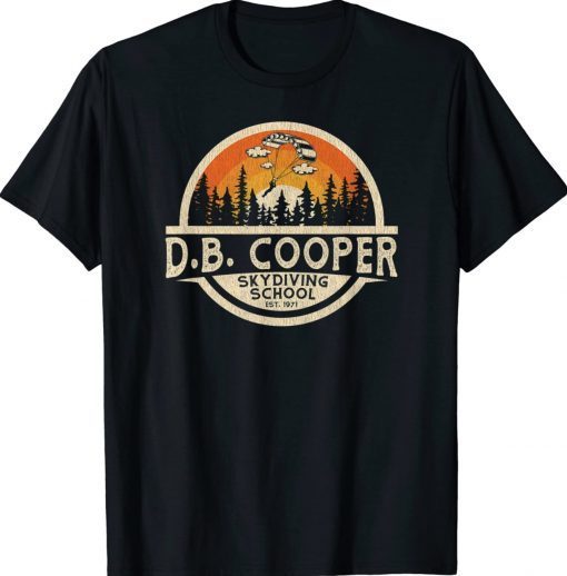 DB Cooper Skydiving School Vintage TShirt