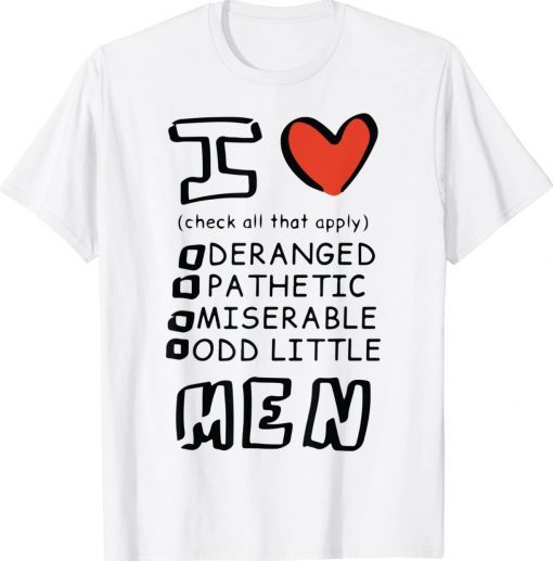 I Love Men Gift TShirt