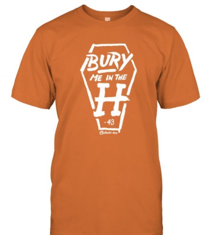 Bury Me In The H Coffin Variant Orange Tee Shirt