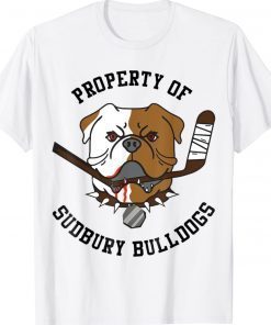 Property Of Sudbury Bulldog Gift TShirt