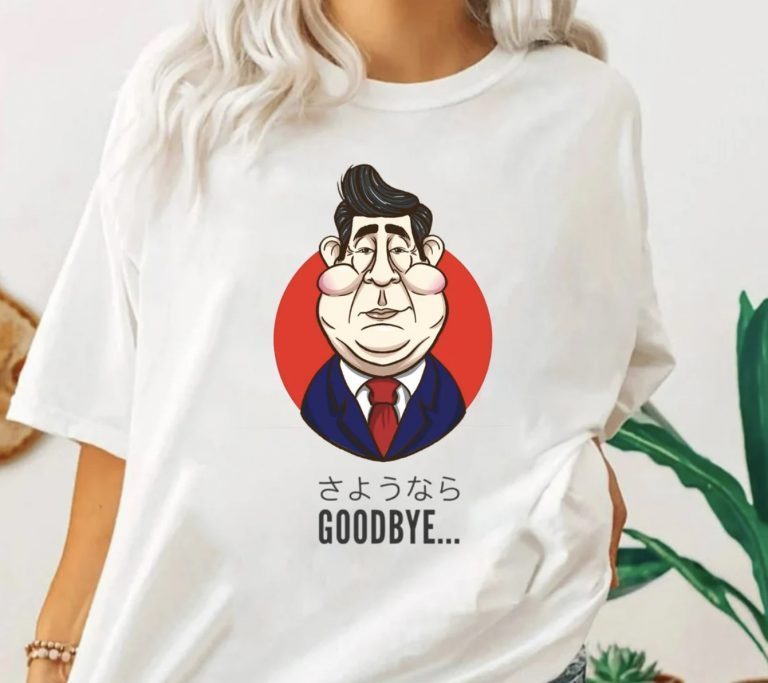 Goodbye Shinzo Abe RIP Prime Minister Of Japan Shinzo Abe 1954-2022 Shirt