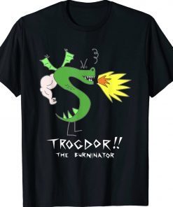 Trogdor The Burninator Meme Vintage TShirt