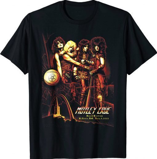 Mötley Crüe The Stadium Tour St Louis Event 2022 TShirt