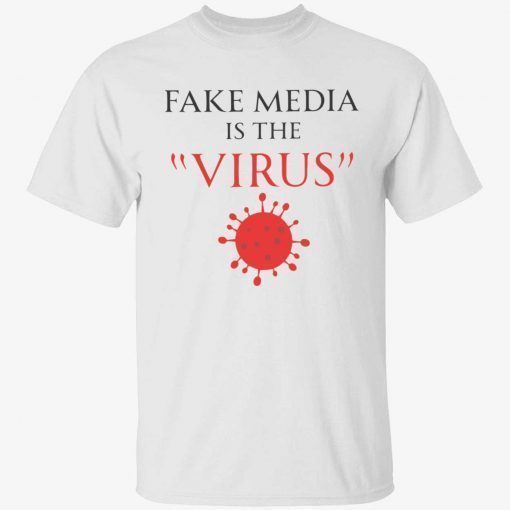 Fake media is the virus vintage tshirt