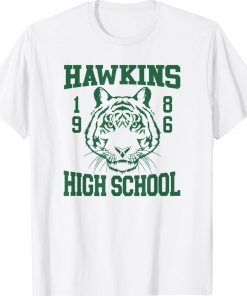 Stranger Things 4 Hawkins High School Green Unisex TShirt