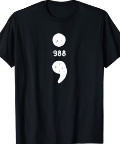 988 Suicide Prevention 988 Comma Vintage TShirt