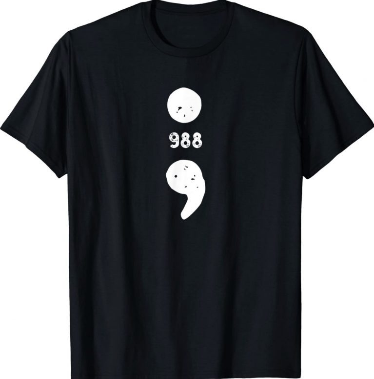 988 Suicide Prevention 988 Comma Vintage TShirt