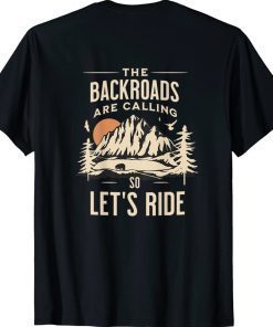 Backroad Adventures Logo Backroads Calling Funny Shirts