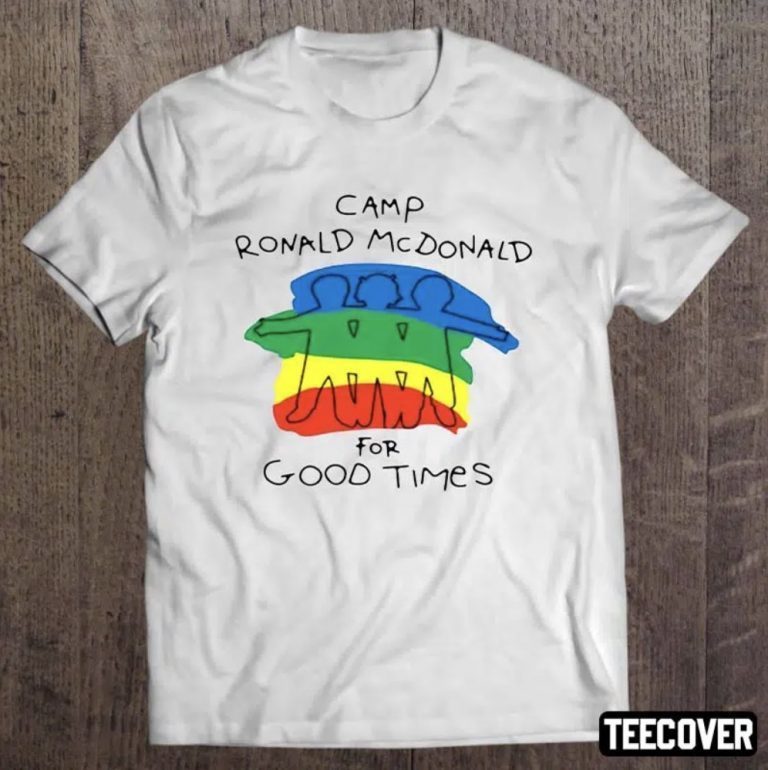 Vintage Camp Ronald Mcdonald For Good Times Shirts