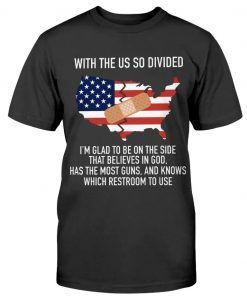 With The Us Go A Divided Country Vintage TShirt